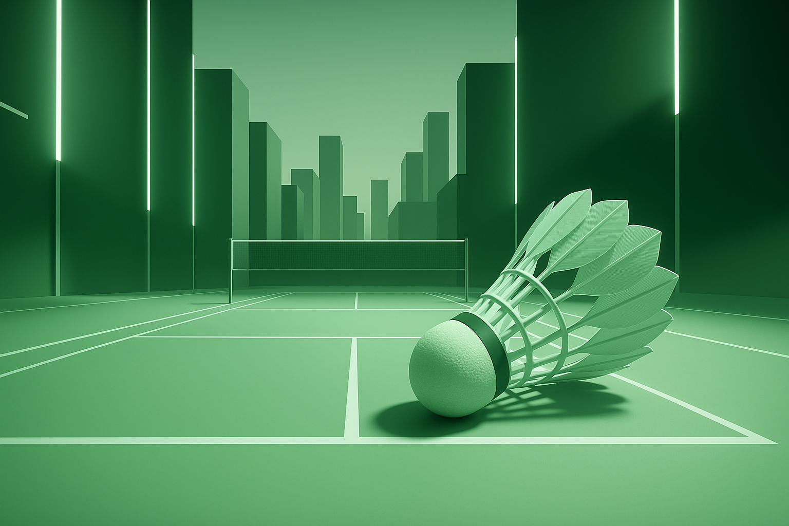 Корт для бадминтона